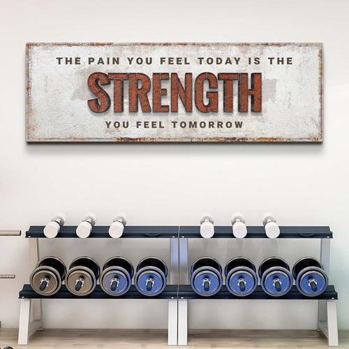 Strength Sign - canvas