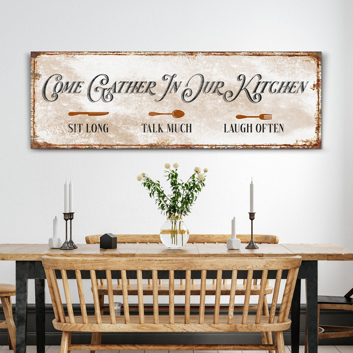 Come Gather In Our Kitchen Sign II