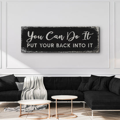 You Can Do It Sign