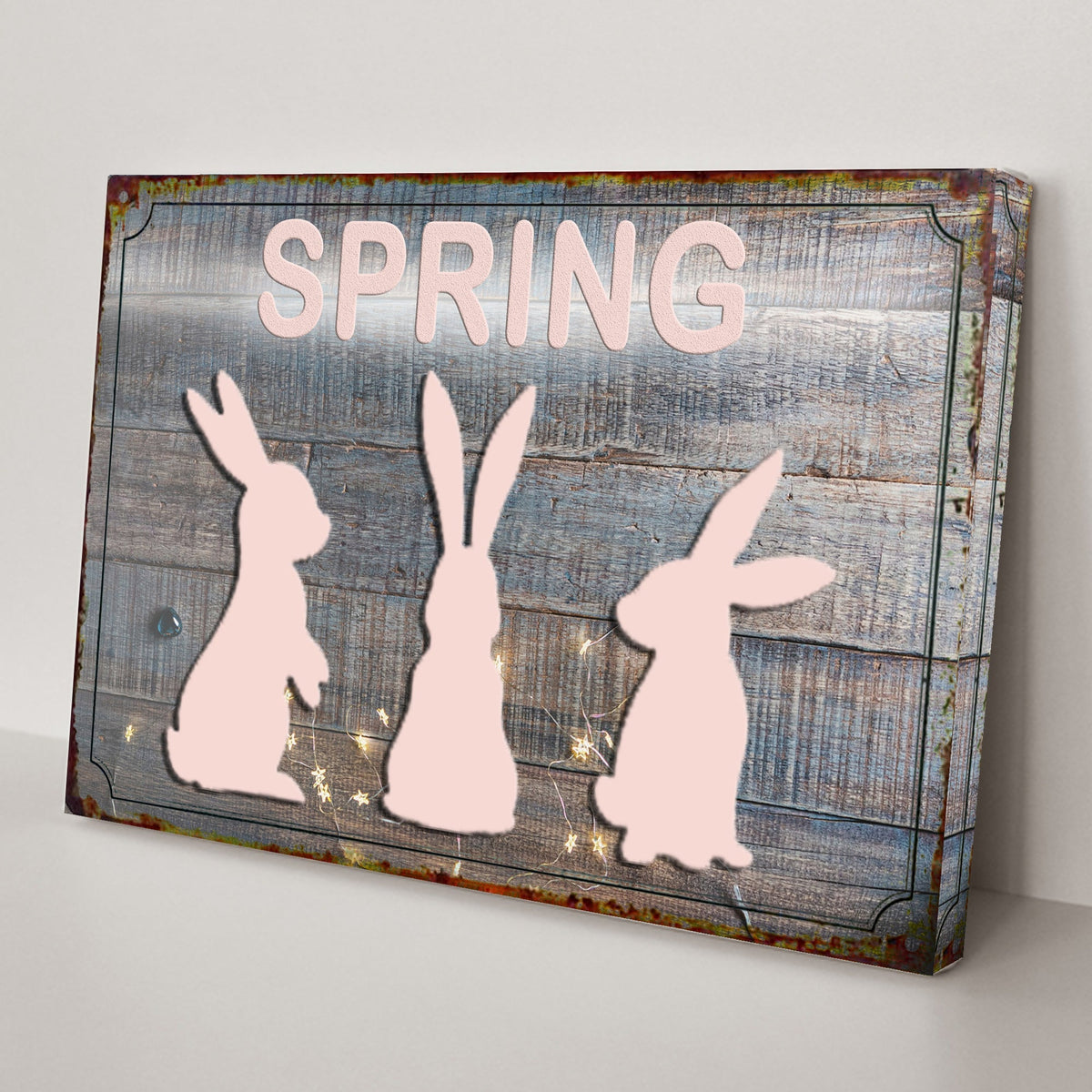 Spring Easter Bunnies Sign