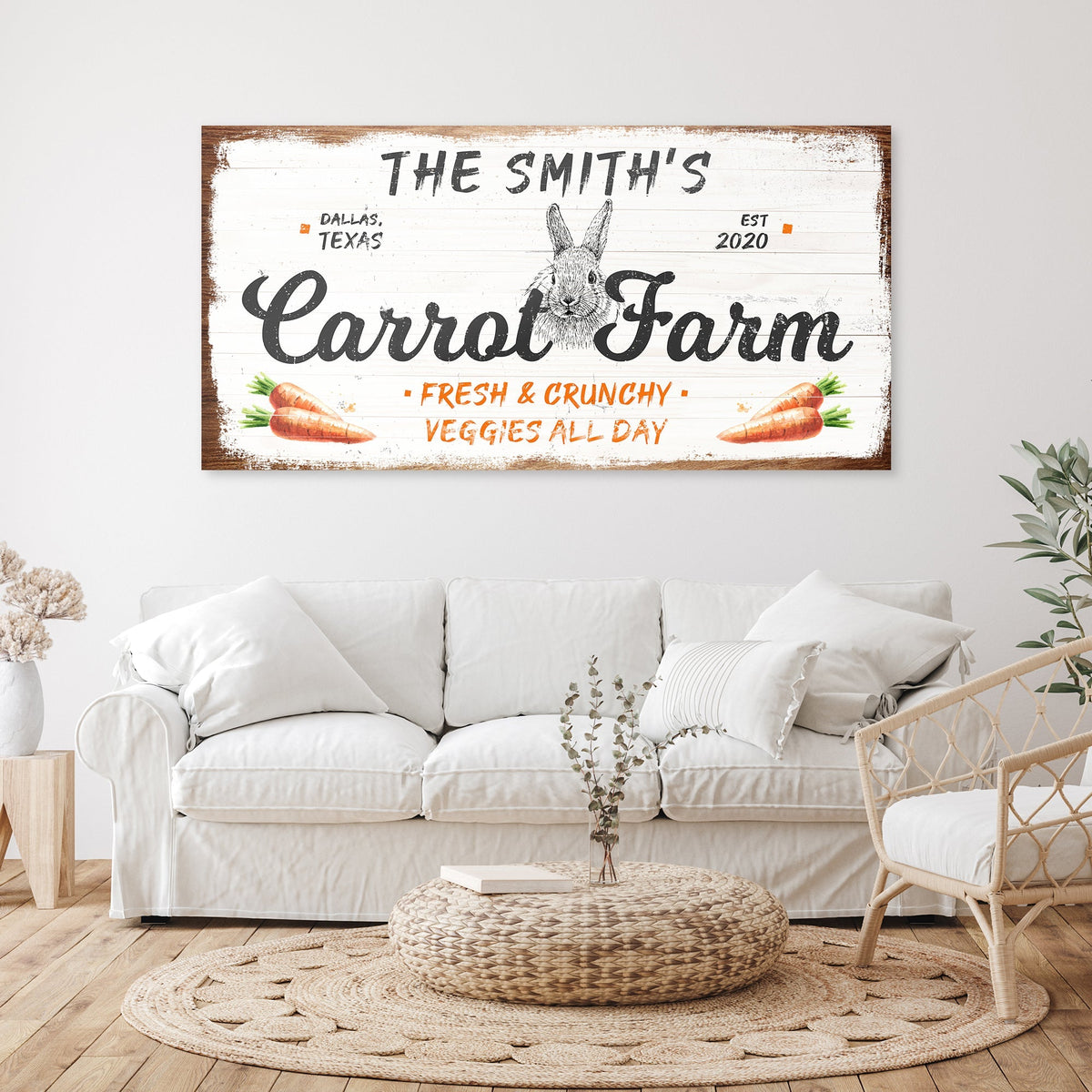 Easter Carrot Farm Sign