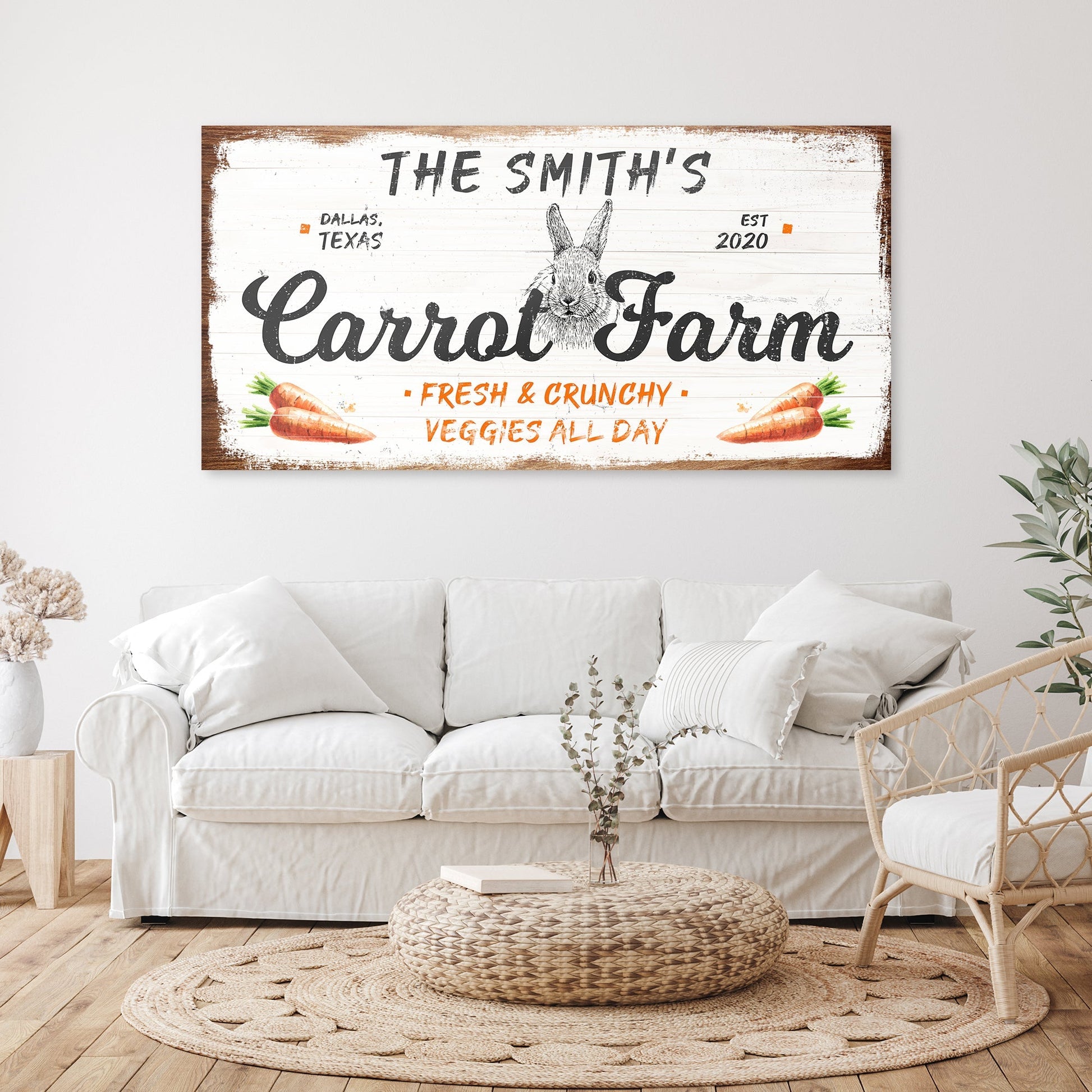 Easter Carrot Farm Sign