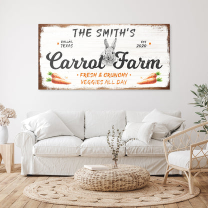 Easter Carrot Farm Sign