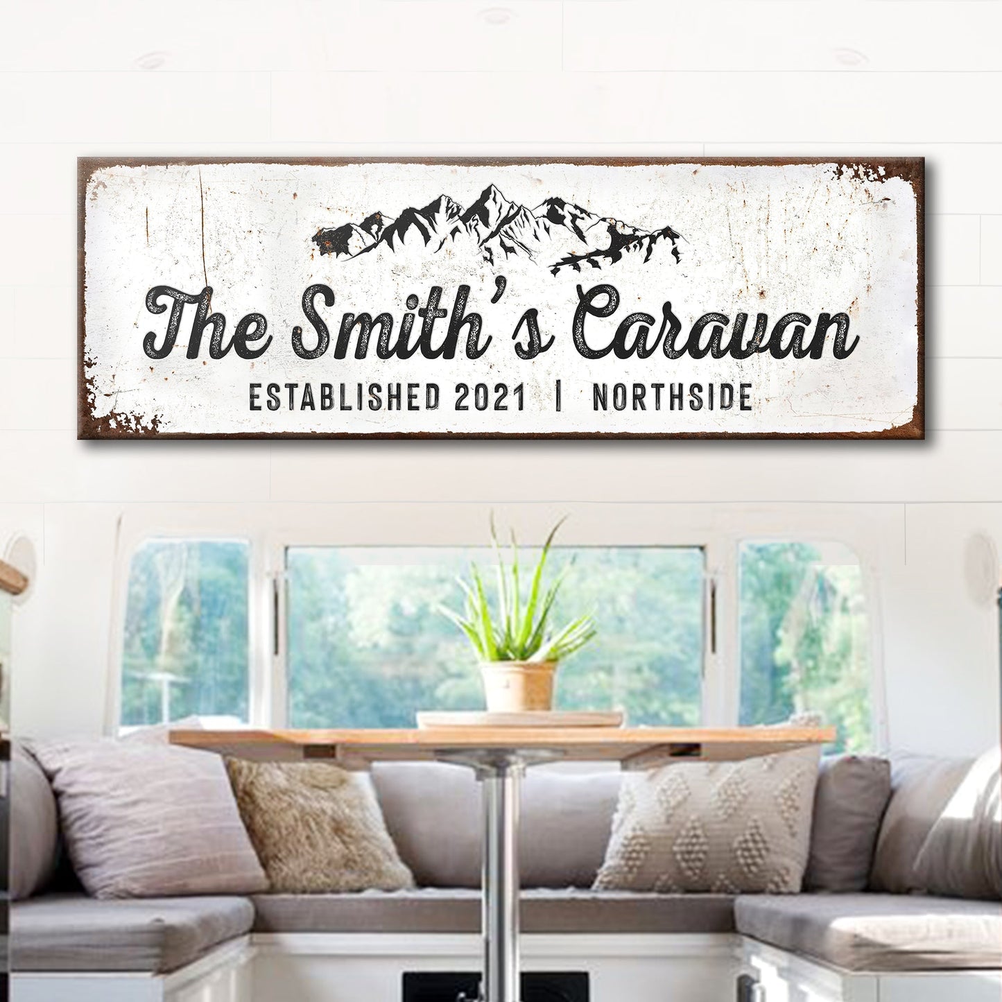 Caravan Last Name Sign