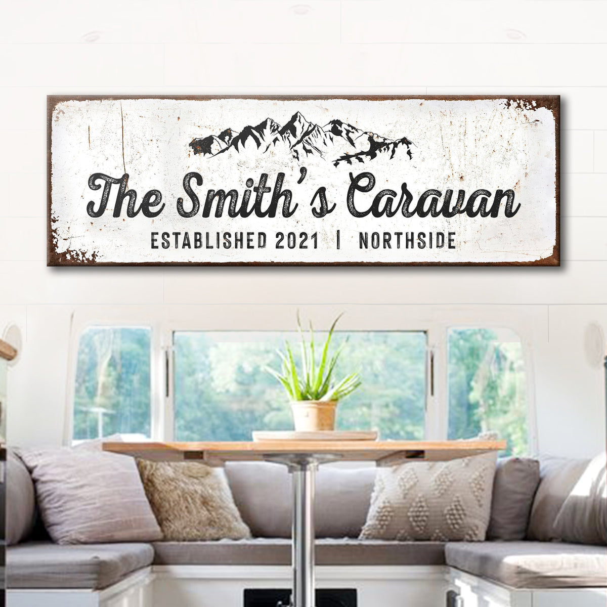 Caravan Last Name Sign