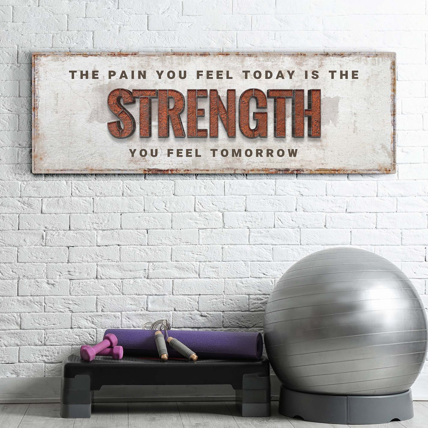 Strength Sign - canvas