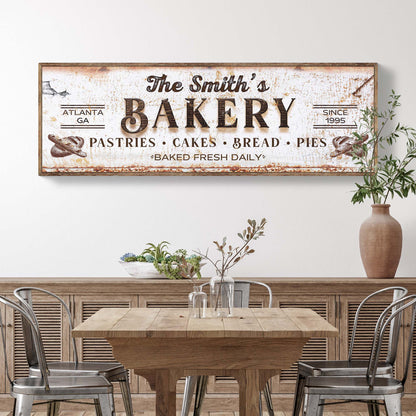 Bakery Sign - canvas