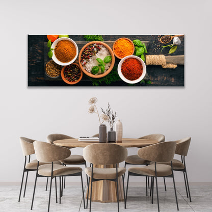 Herbs And Spices Canvas Wall Art
