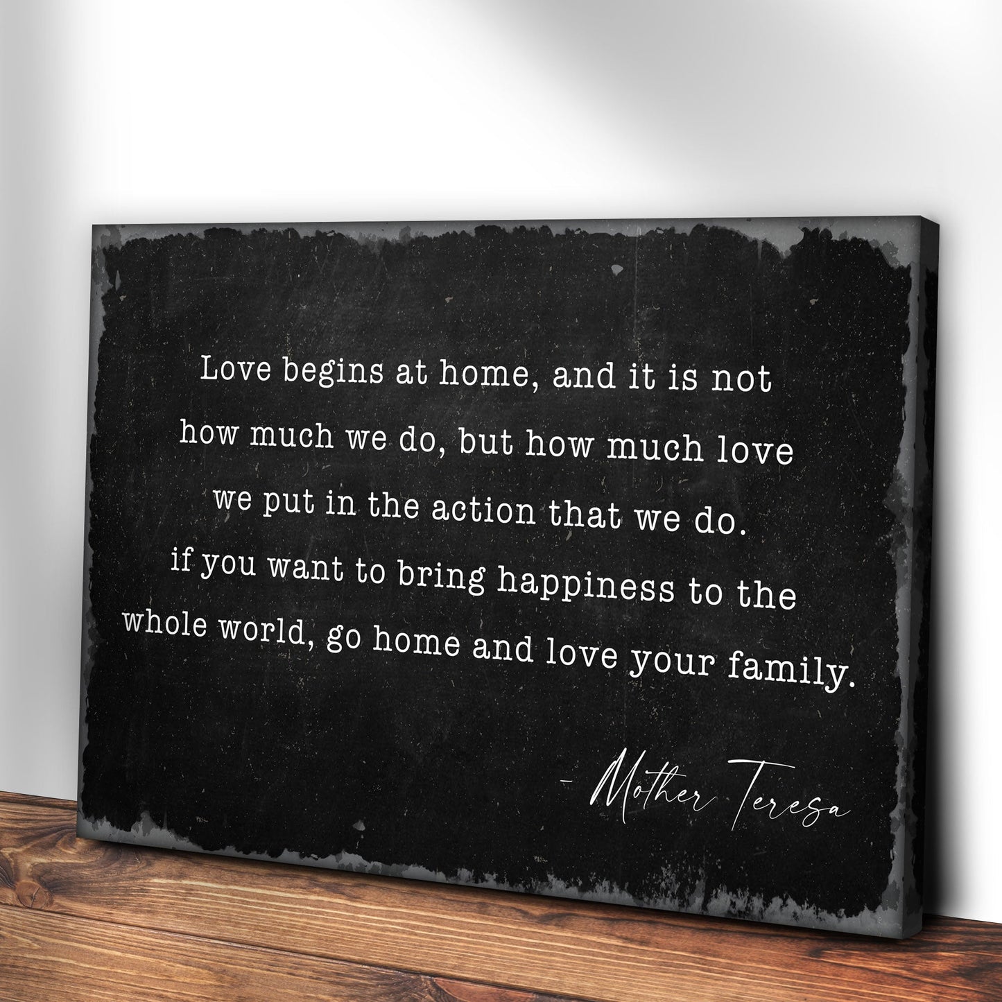 Love Begins At Home Sign II