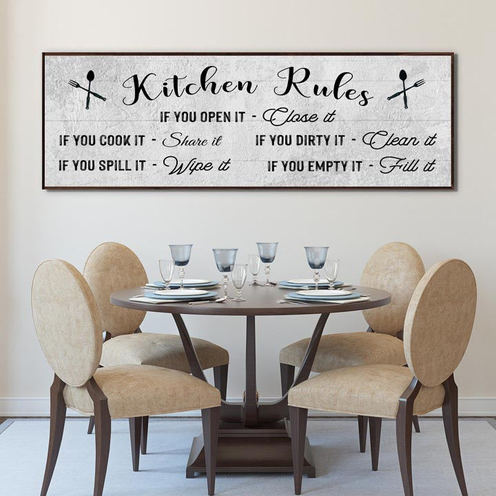 If You Cook It, Share It Kitchen Rules Sign II ()