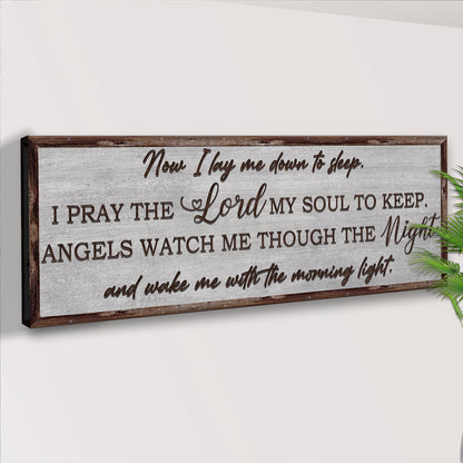Now I Lay Me Down To Sleep Sign