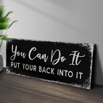 You Can Do It Sign