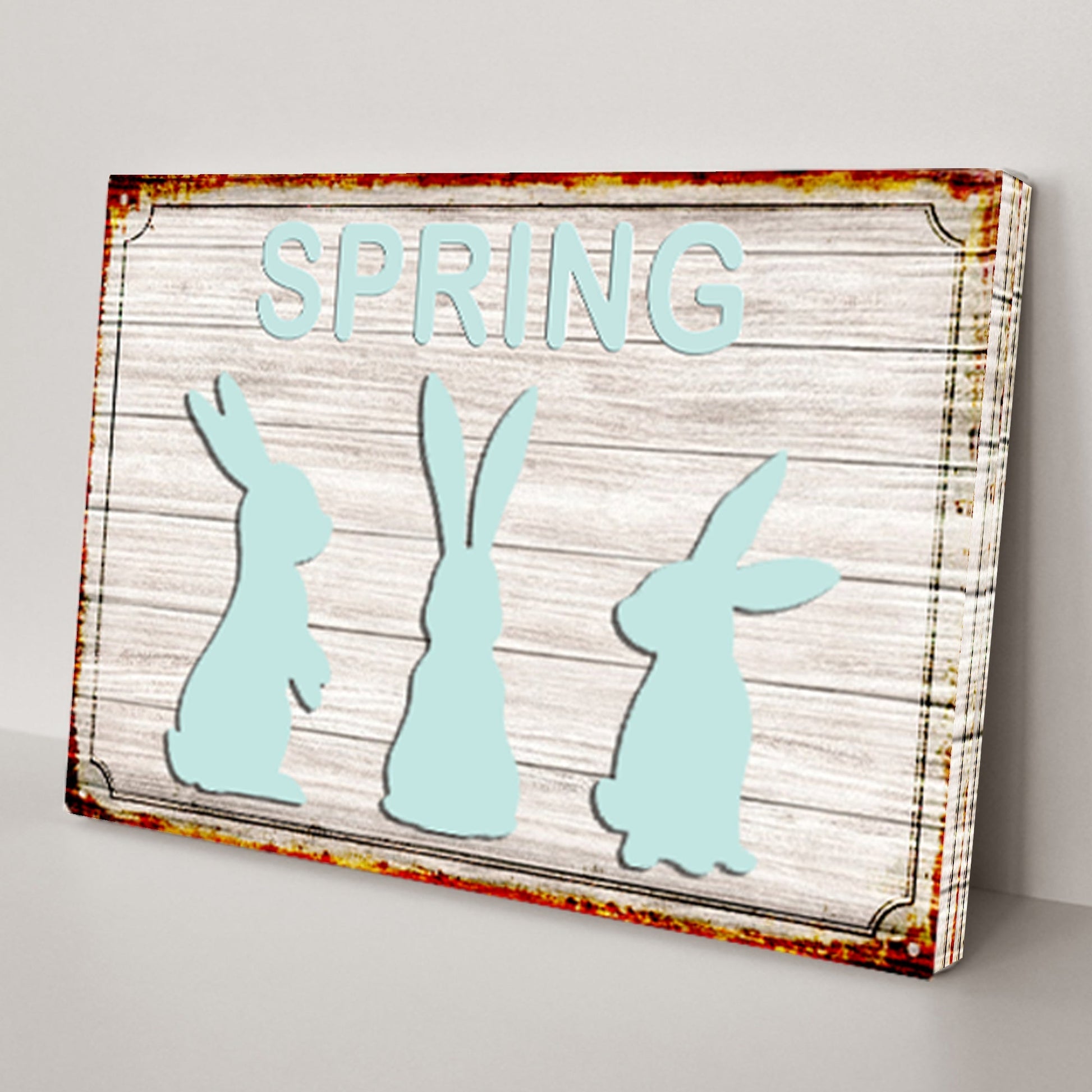Spring Easter Bunnies Sign