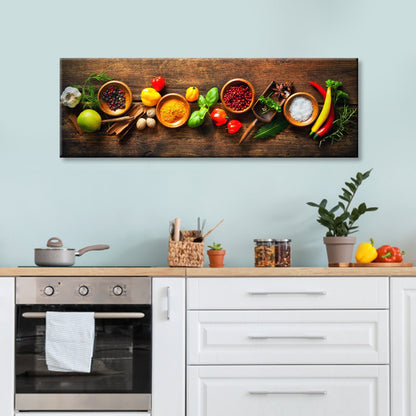 Herbs And Spices Canvas Wall Art