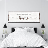 Make Yourself At Home Sign III