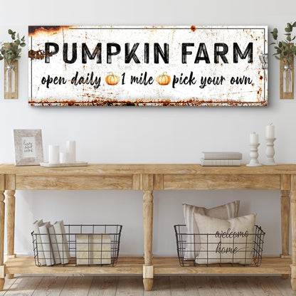 Pumpkin Farm Sign
