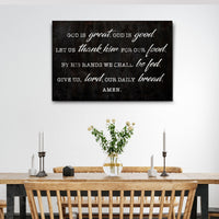 God Is Great God Is Good Prayer Sign III