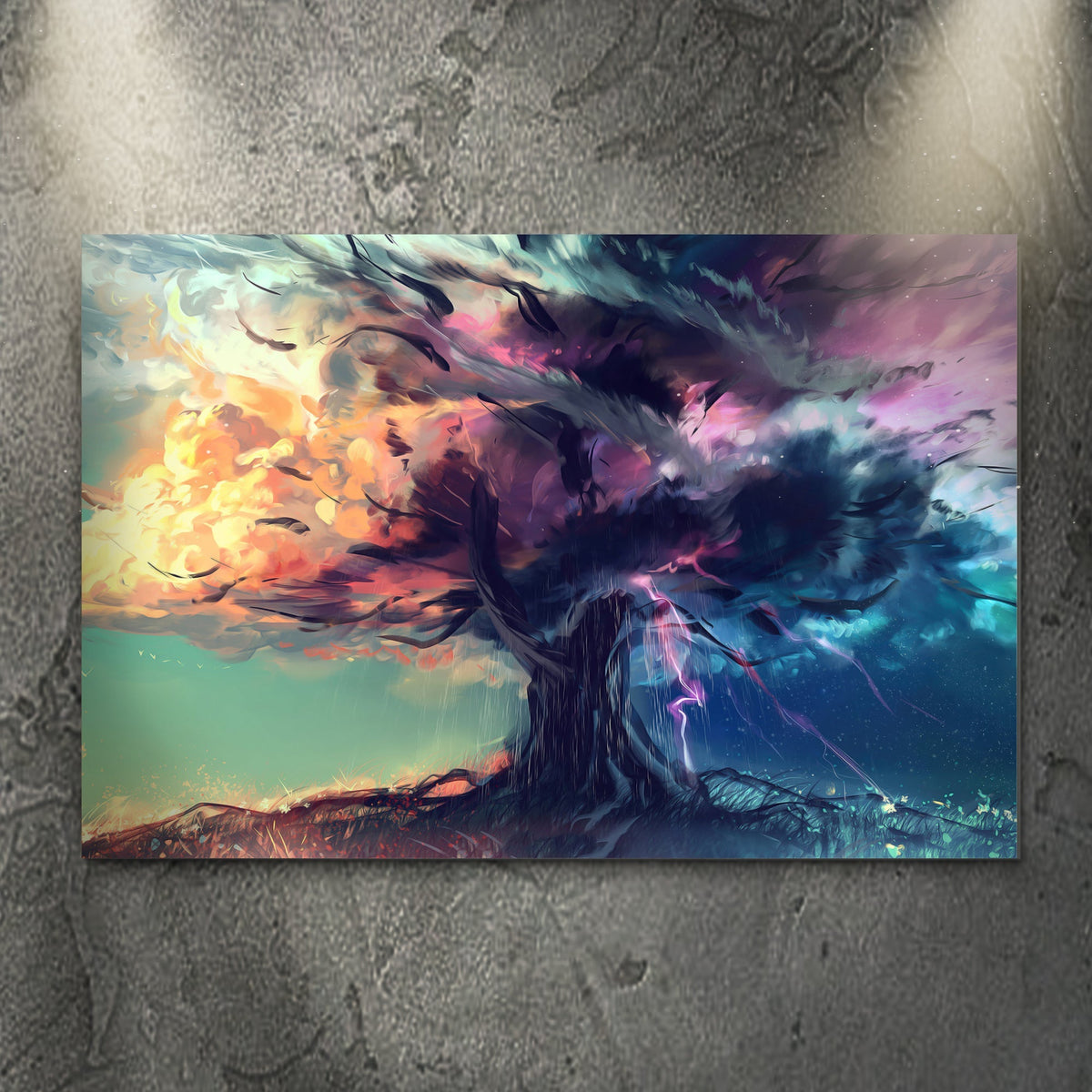 Mysterious Tree Of Life Canvas Wall Art ()