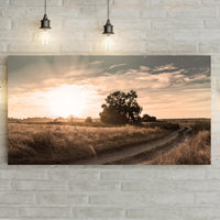 Olive Tree At Dusk Canvas Wall Art ()