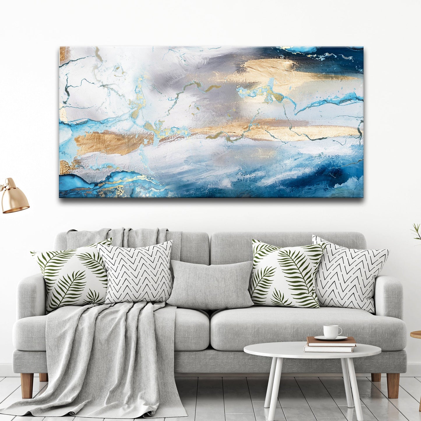 Gold Leaf Painting Canvas Wall Art