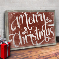 Merry Christmas Sign IV