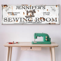 A Place To Dream And Create Sewing Room Sign