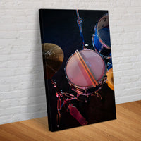 Drums Modern Canvas Wall Art