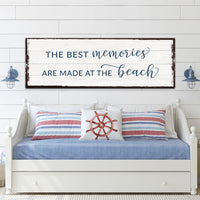 Best Memories At The Beach Sign