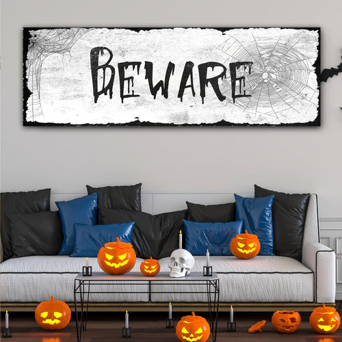 Beware Halloween Sign