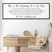 Beginning Of A New Day Sign II