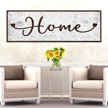 Home Sign II - canvas