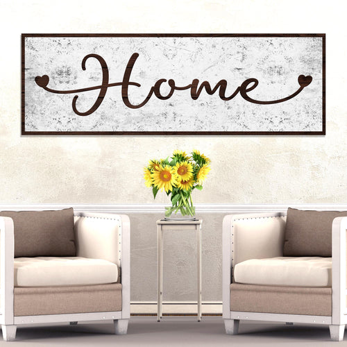 Home Sign II - canvas