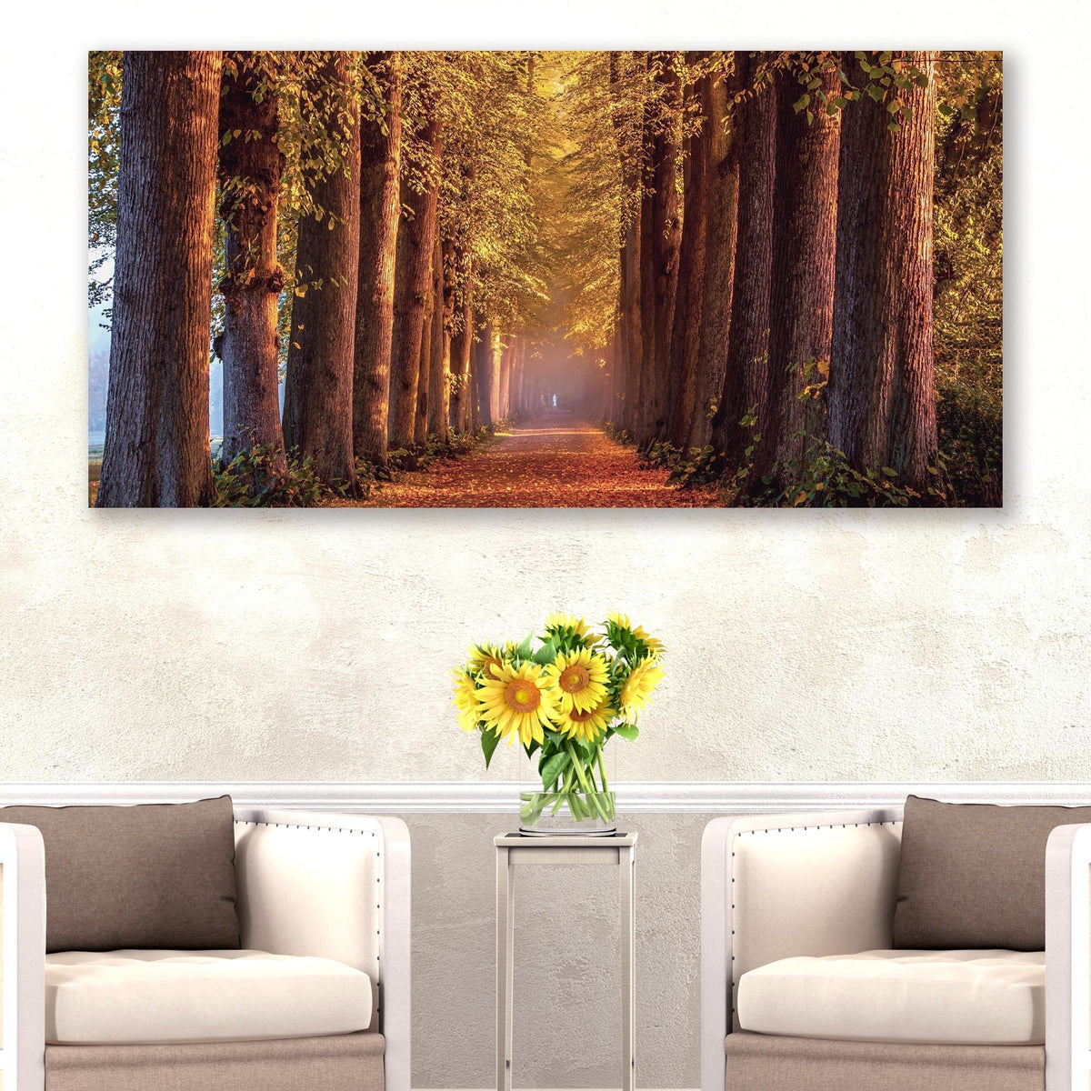 Autumn Trail Canvas Wall Art