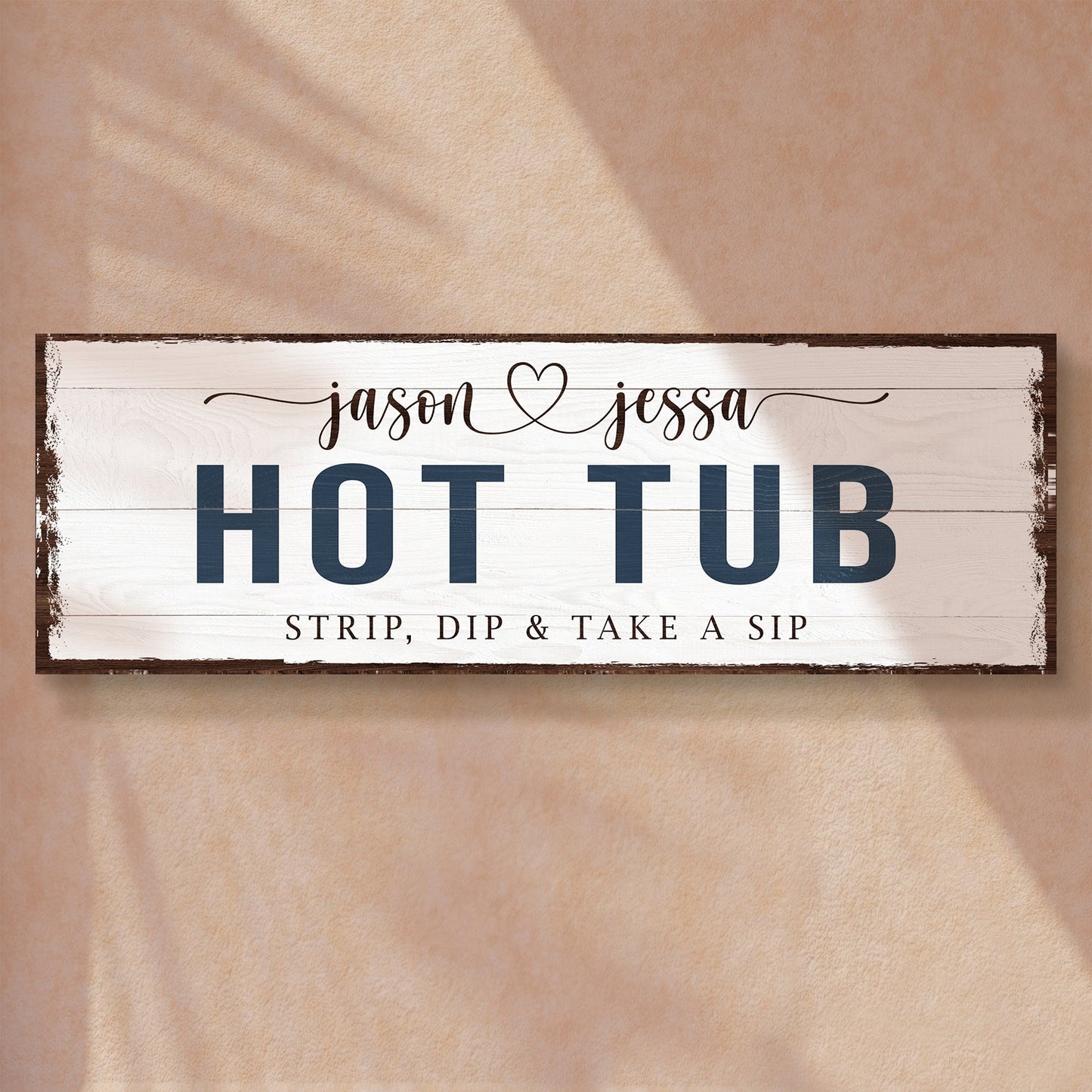 Hot Tub Sign - canvas