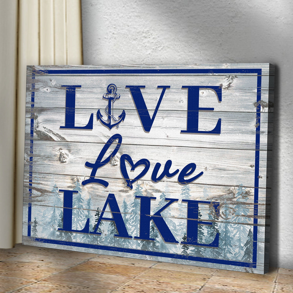 Live Love Lake Sign