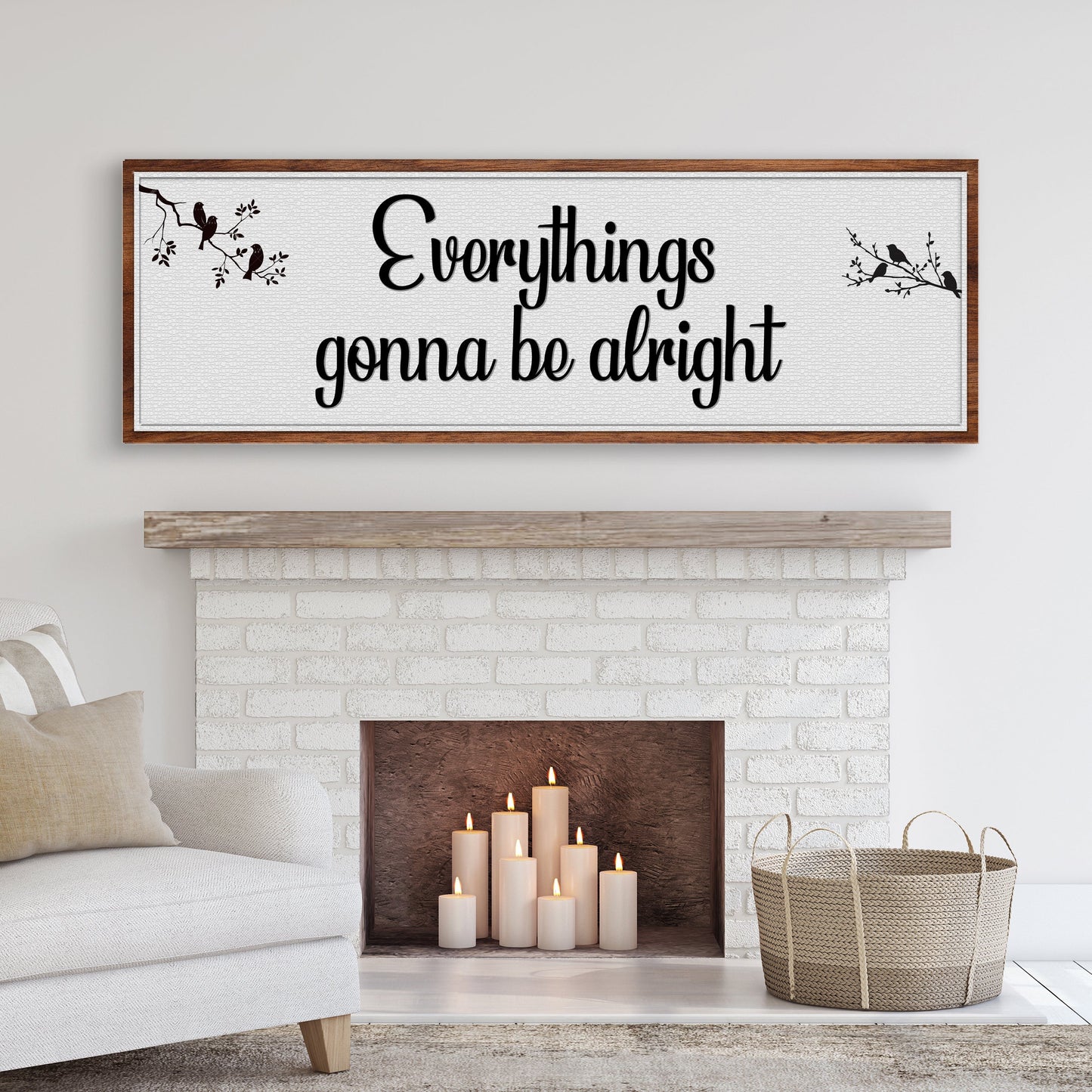 Everythings Gonna Be Alright Motivational Sign