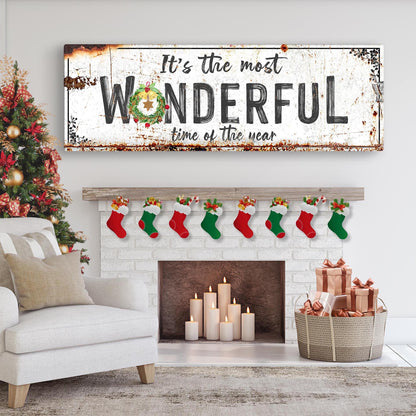 It's The Most Wonderful Time Of The Year Sign