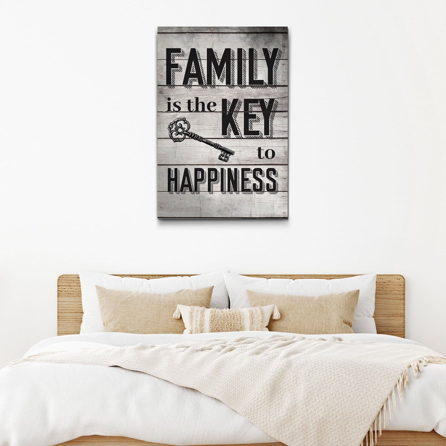 Family Is The Key To Happiness Sign II