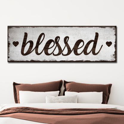 Blessed Sign - canvas