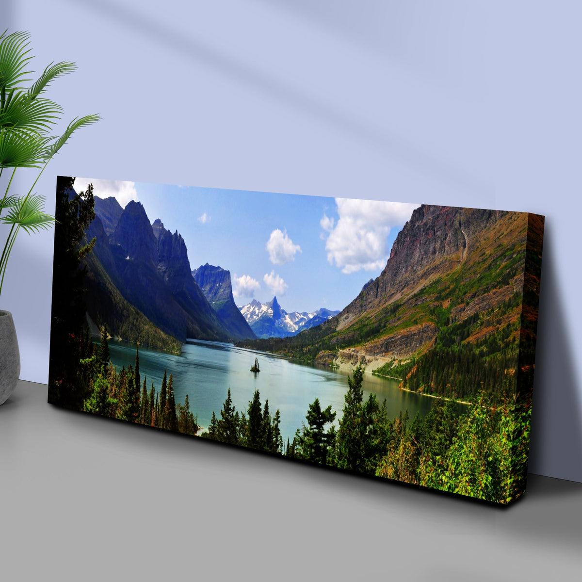 St. Mary Lake National Park Canvas Wall Art