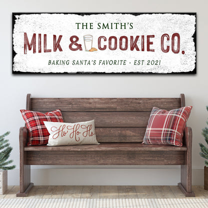 Milk & Cookie Co. Sign