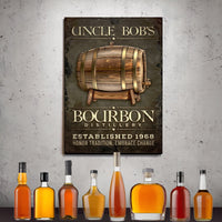 Bourbon Distillery Sign