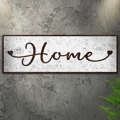 Home Sign II - canvas