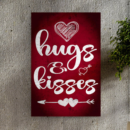 Hugs And Kisses Sign