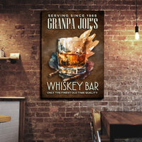 Only The Whiskey Bar Sign