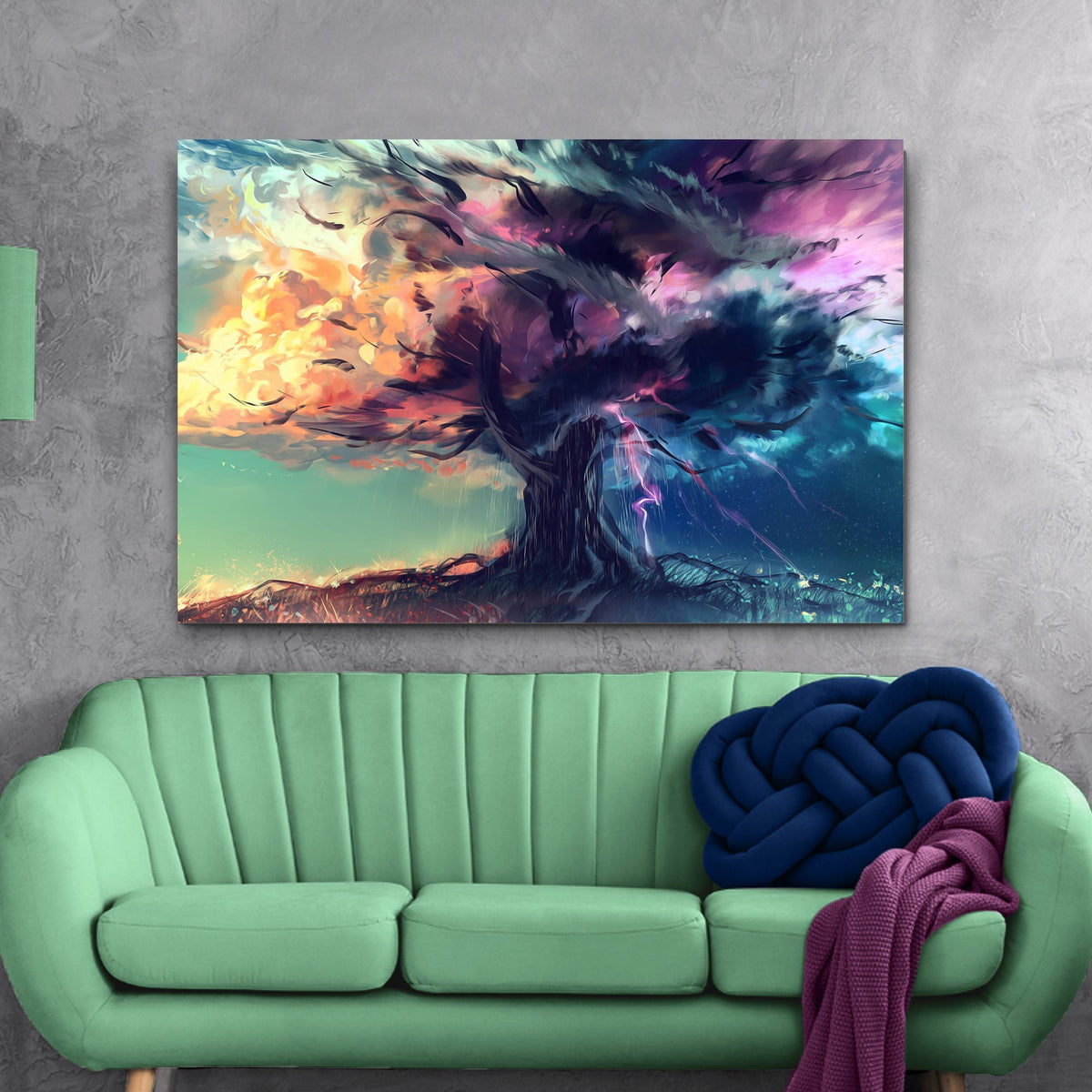 Mysterious Tree Of Life Canvas Wall Art ()
