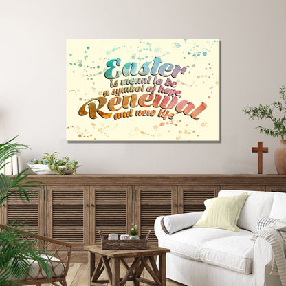 Easter A Symbol Of Hope, Renewal And New LIfe Sign