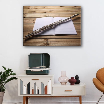 Flute Modern Canvas Wall Art