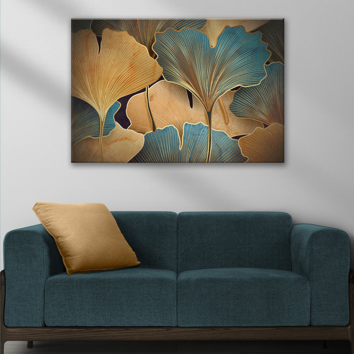 Glorious Gingko Leaves Canvas Wall Art