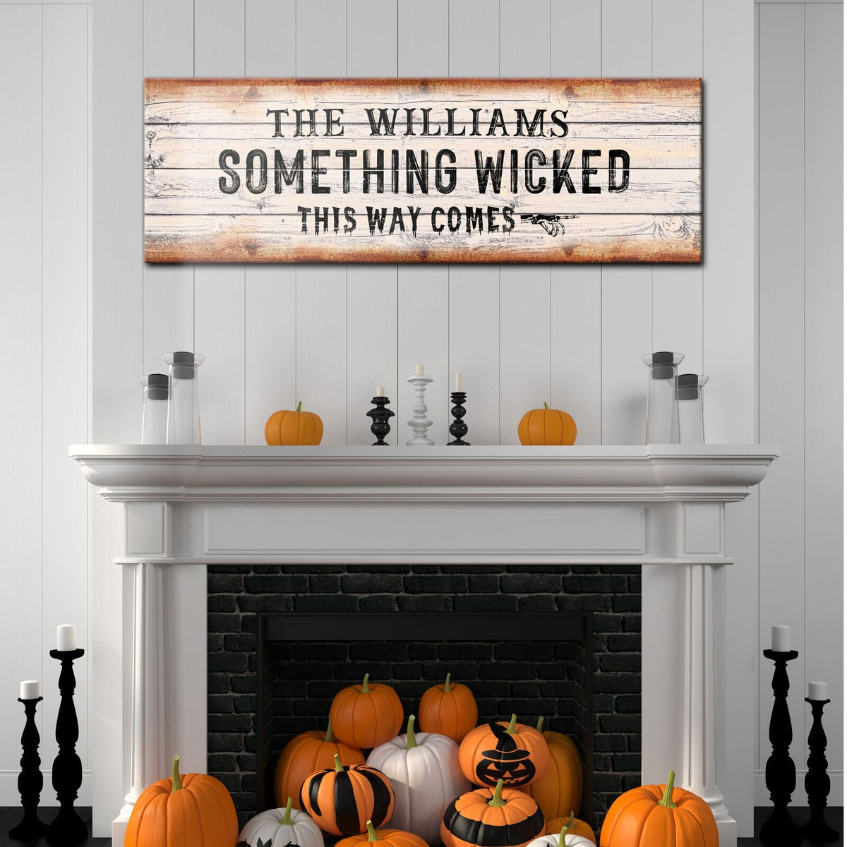 Something Wicked This Way Comes Sign